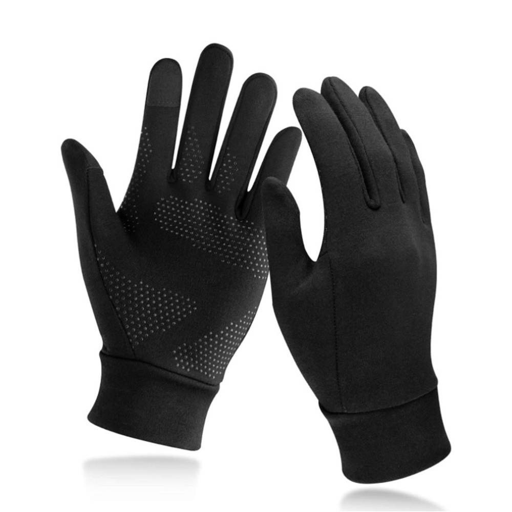 Unigear Lightweight Activewear Gloves, Touch Screen, Unisex, Medium, Black